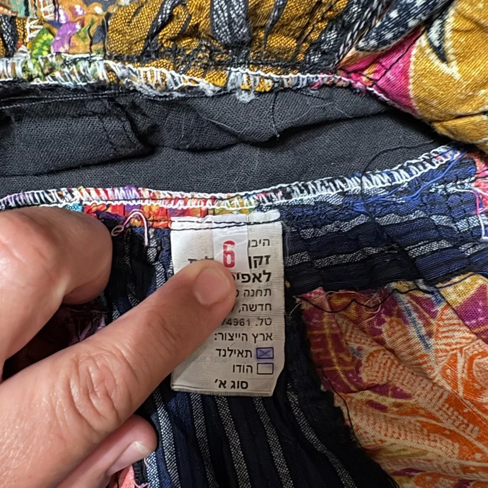 Vintage Colorful Patchwork girl Dress
